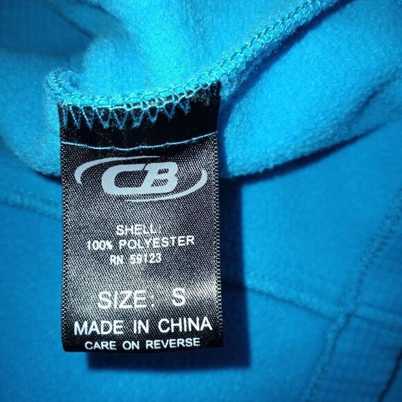 CB BLUE WORKOUT JACKET SZ.S EUC - Picture 6 of 6